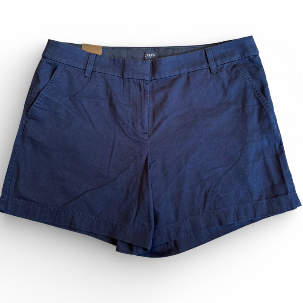 J.Crew Navy 5” Classic Shorts Size 14 NWT
